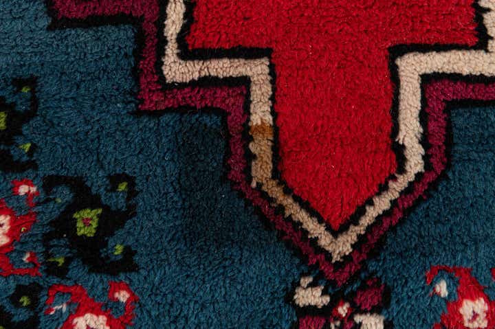 6' 8 x 10' 5 Hand Knotted Moroccan Wool Rug