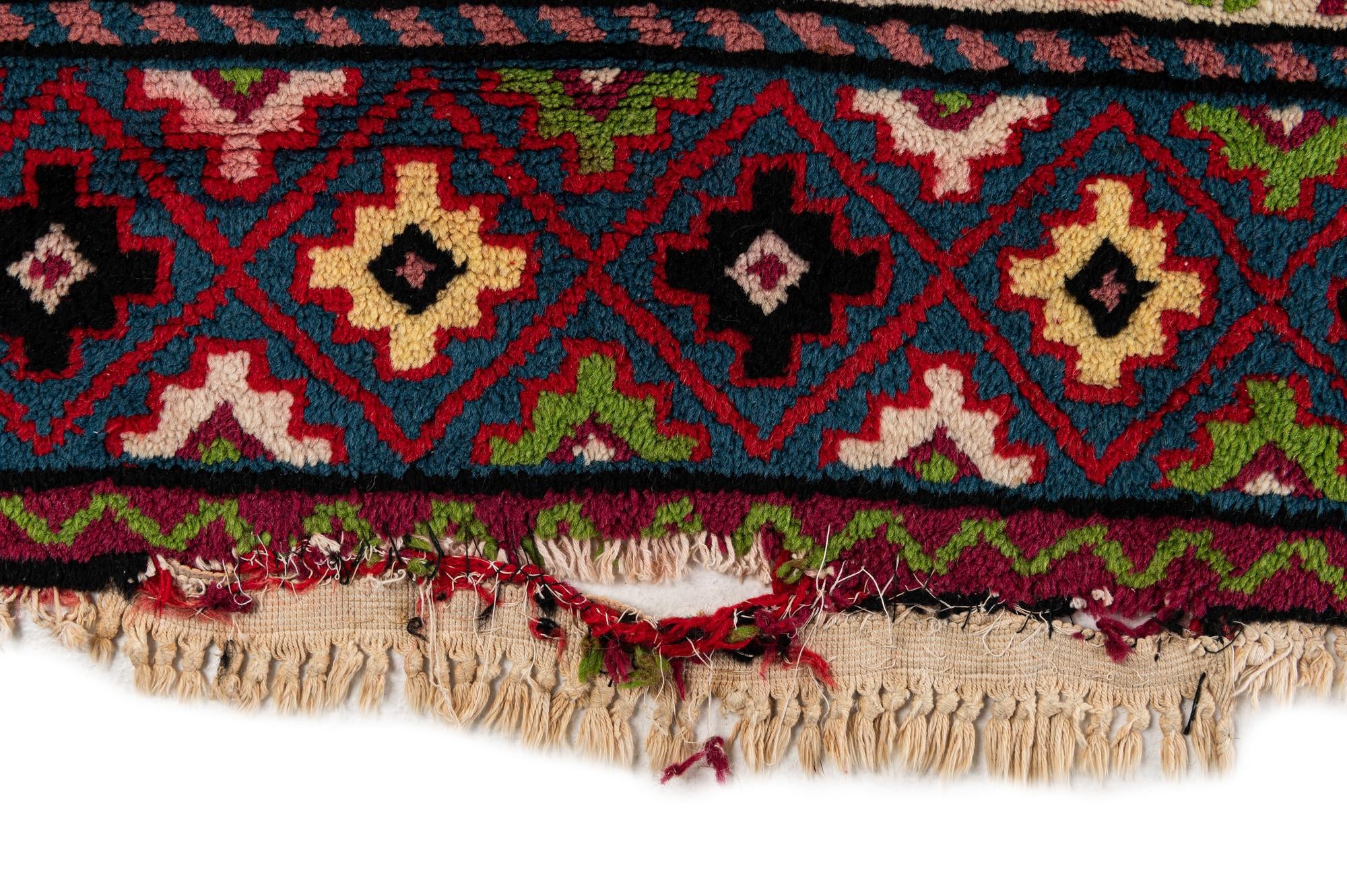 6' 8 x 10' 5 Hand Knotted Moroccan Wool Rug