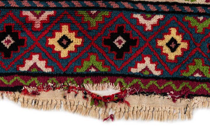 6' 8 x 10' 5 Hand Knotted Moroccan Wool Rug