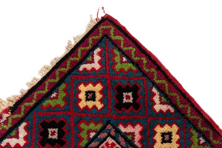 6' 8 x 10' 5 Hand Knotted Moroccan Wool Rug