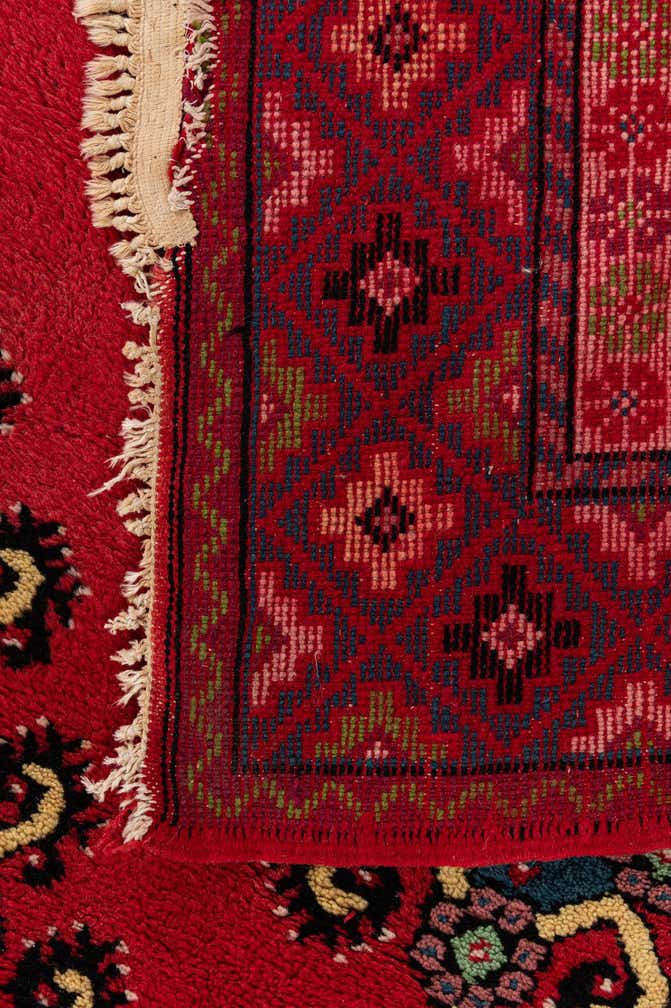 6' 8 x 10' 5 Hand Knotted Moroccan Wool Rug