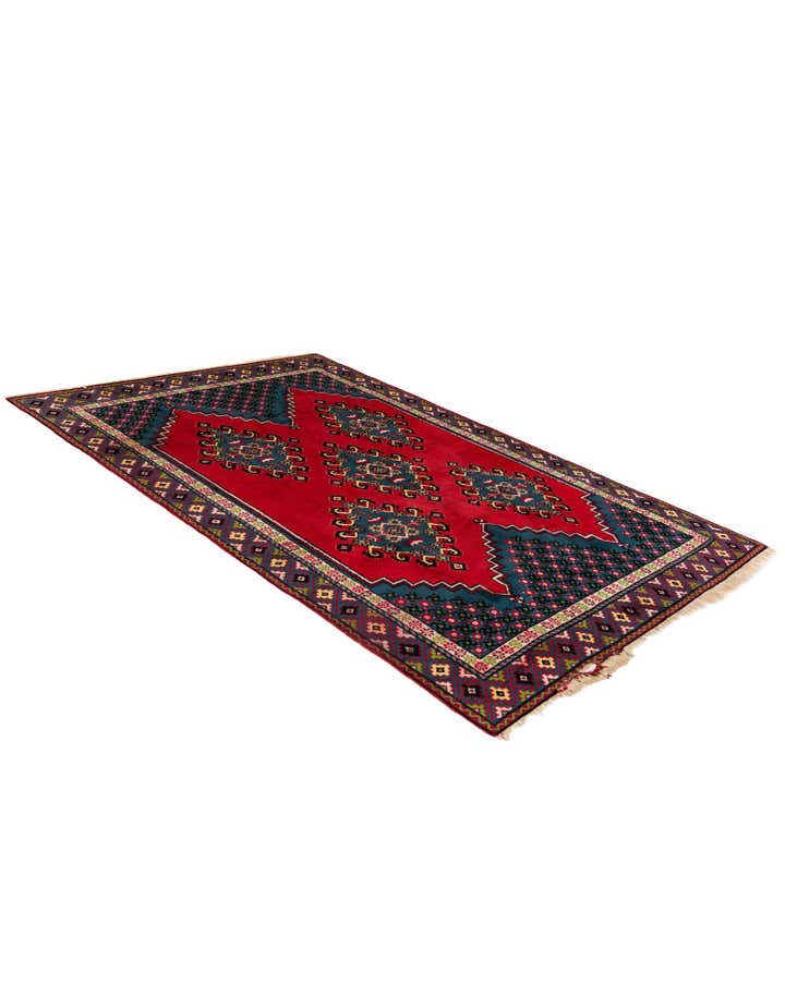6' 8 x 10' 5 Hand Knotted Moroccan Wool Rug