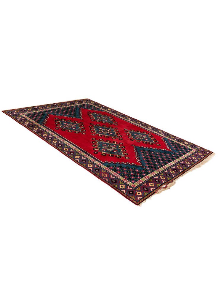 Detail image of 6' 8 x 10' 5 Hand Knotted Moroccan Wool Rug