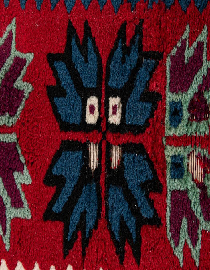 Detail image of 5' x 8' 1  Hand Knotted Moroccan Wool Rug