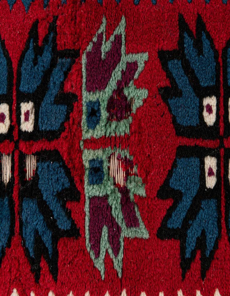 Detail image of 5' x 8' 1  Hand Knotted Moroccan Wool Rug