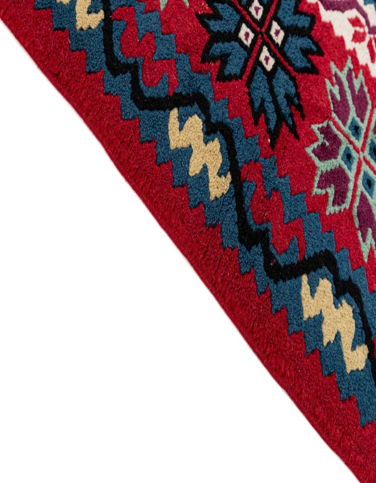 Detail image of 5' x 8' 1  Hand Knotted Moroccan Wool Rug