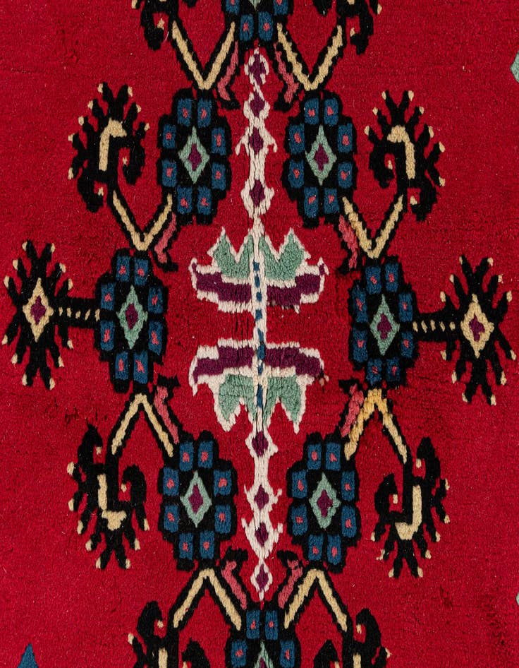 Detail image of 5' x 8' 1  Hand Knotted Moroccan Wool Rug