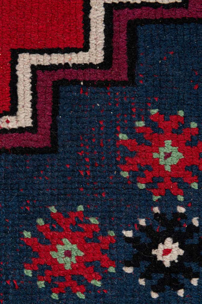 6' 8 x 10' 5 Hand Knotted Moroccan Wool Rug