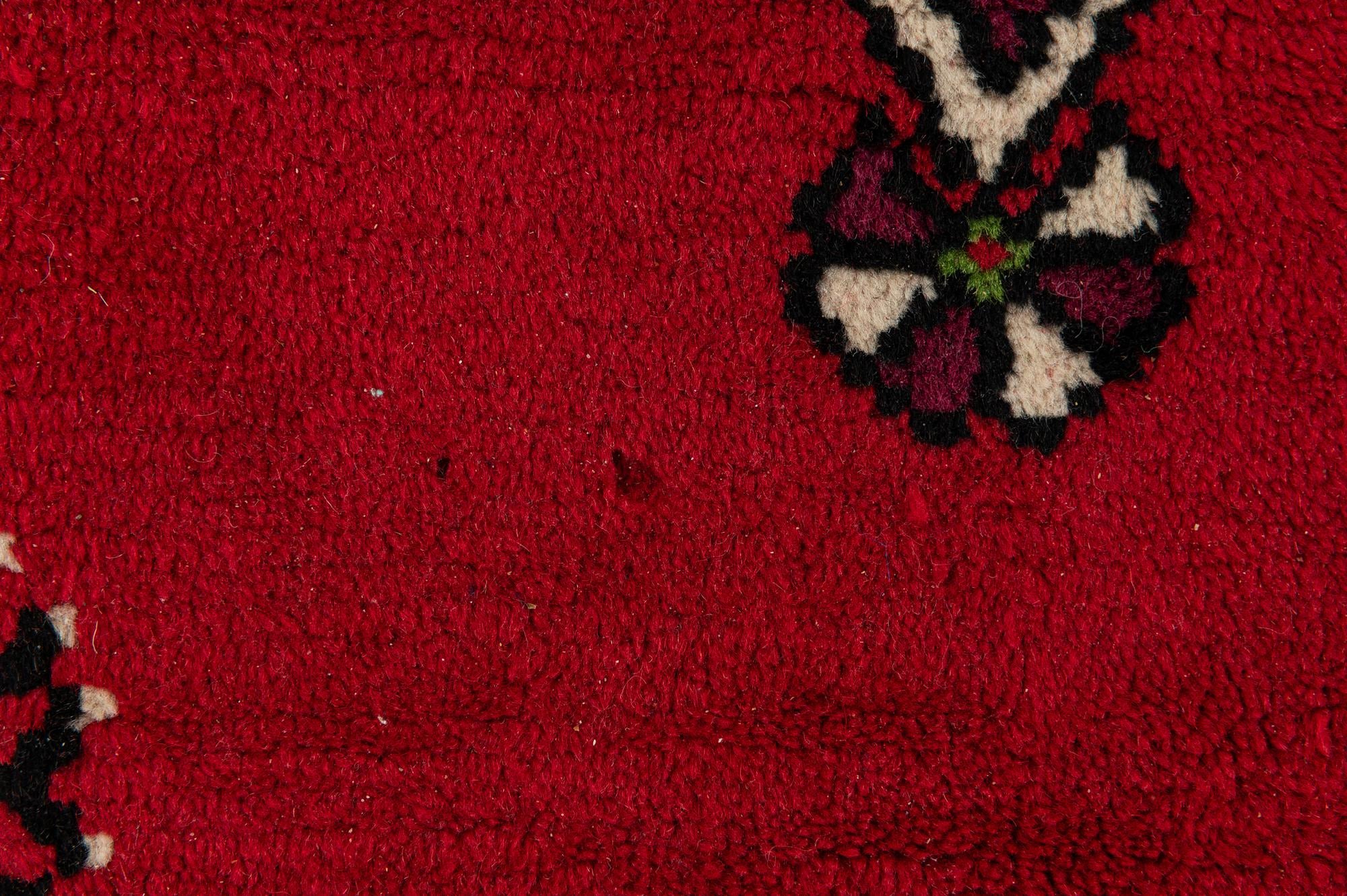 6' 8 x 10' 5 Hand Knotted Moroccan Wool Rug