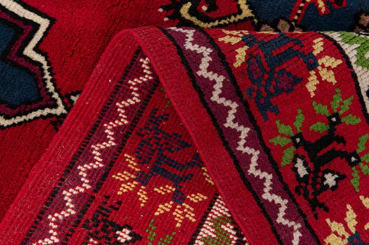 6' 8 x 10' 5 Hand Knotted Moroccan Wool Rug