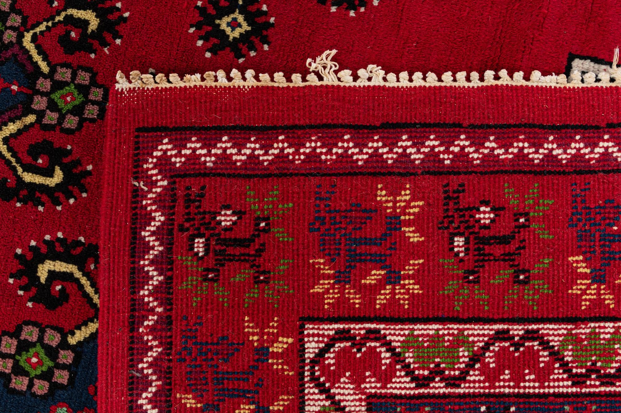 6' 8 x 10' 5 Hand Knotted Moroccan Wool Rug