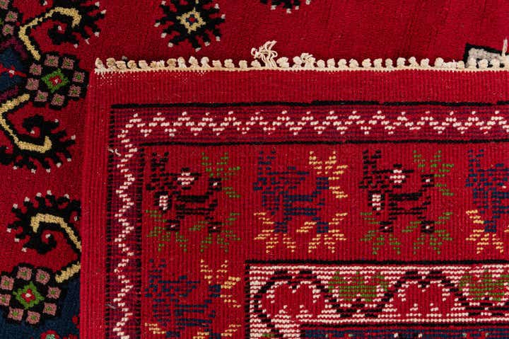 6' 8 x 10' 5 Hand Knotted Moroccan Wool Rug
