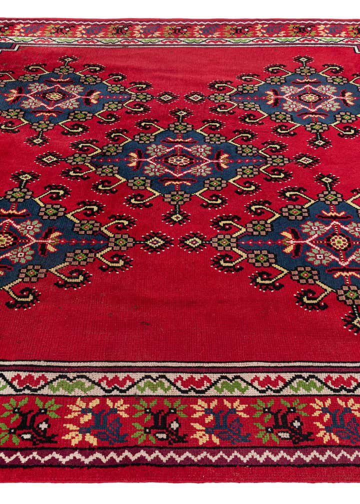 6' 8 x 10' 5 Hand Knotted Moroccan Wool Rug