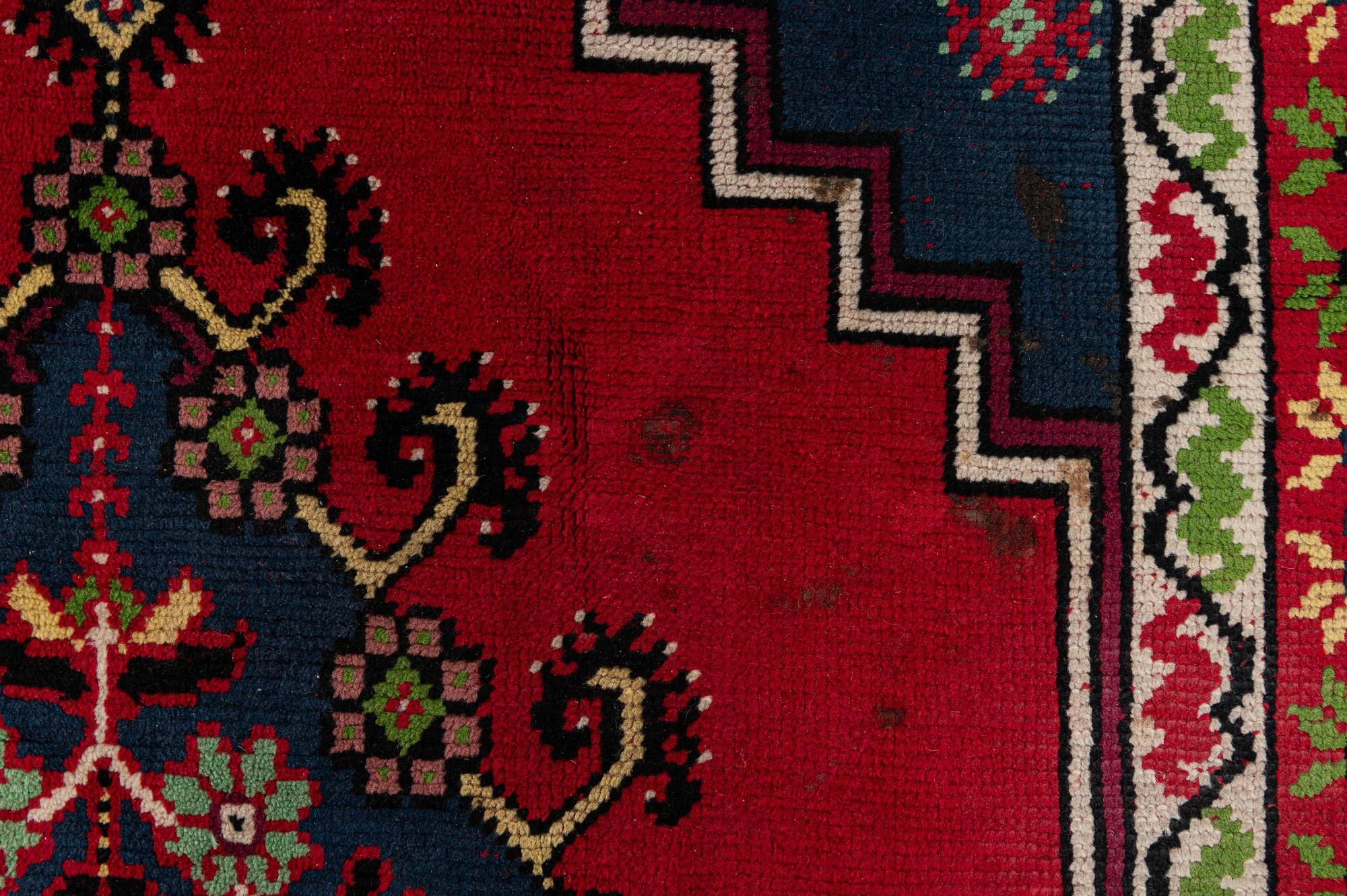 6' 8 x 10' 5 Hand Knotted Moroccan Wool Rug