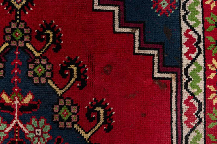6' 8 x 10' 5 Hand Knotted Moroccan Wool Rug