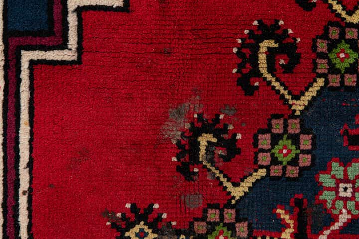 6' 8 x 10' 5 Hand Knotted Moroccan Wool Rug