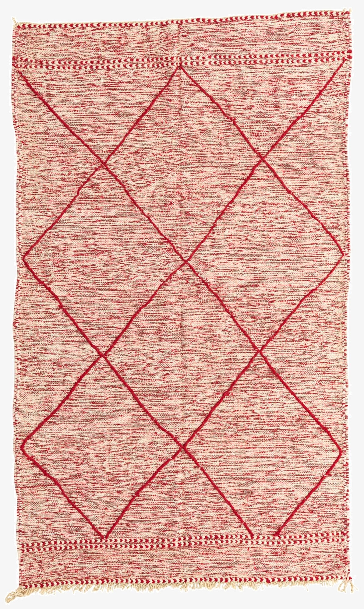 5' x 8' 6  Hand Knotted Moroccan Wool Rug