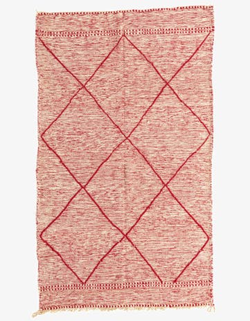 5' x 8' 6 Hand Knotted Moroccan Wool Rug