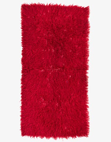 2' 4 x 4' 7 Hand Knotted Moroccan Wool Rug