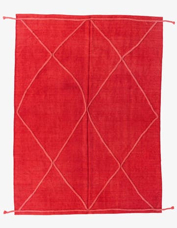 5' 7 x 7' 7 Hand Knotted Moroccan Wool Rug