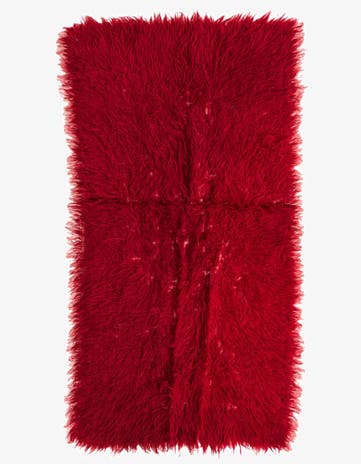 2' 6 x 4' 9 Hand Knotted Moroccan Wool Rug