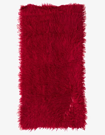 2' 4 x 4' 5 Hand Knotted Moroccan Wool Rug