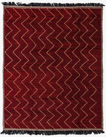 8' 1 x 10' 1 Hand Knotted Moroccan Wool Rug