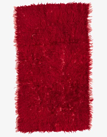 3' x 5' 2 Hand Knotted Moroccan Wool Rug