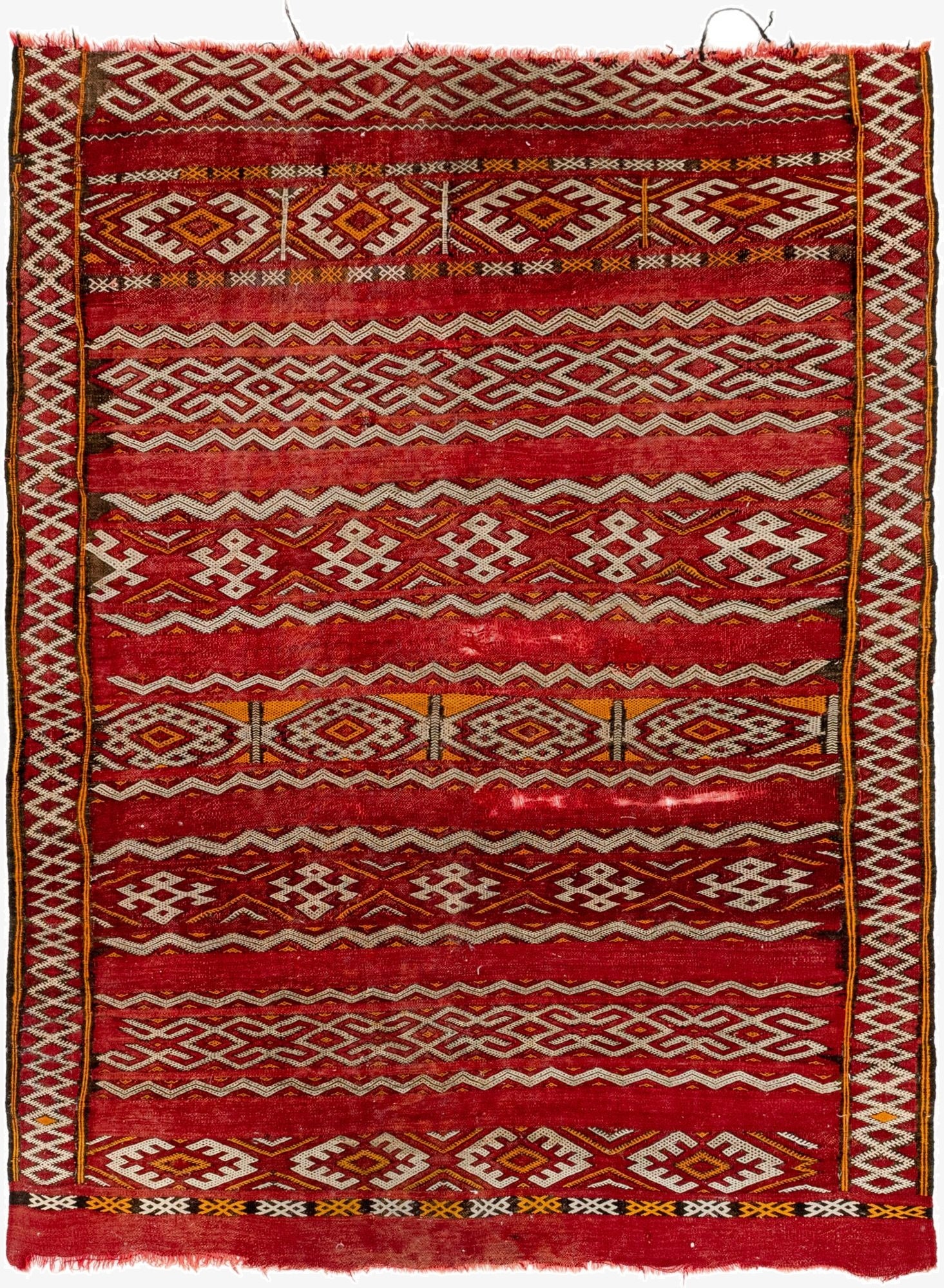 142cm x 195cm  Hand Woven Moroccan Wool Rug
