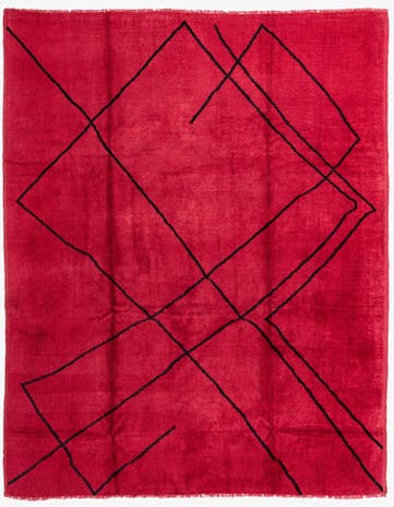 9' 3 x 11' 7 Hand Knotted Moroccan Wool Rug