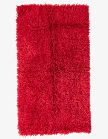 3' 1 x 5' 4 Hand Knotted Moroccan Wool Rug