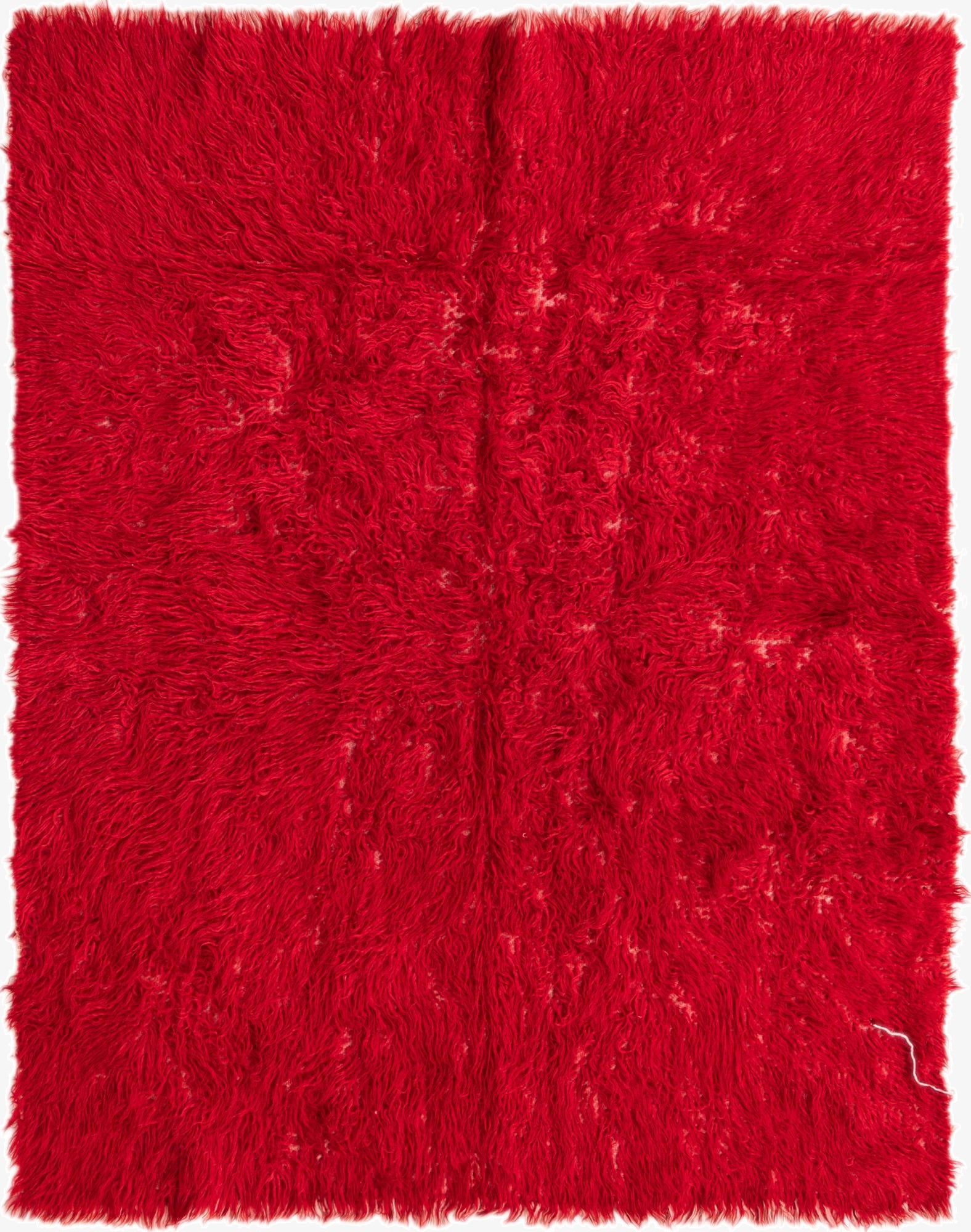 4' x 5' 3  Hand Knotted Moroccan Wool Rug