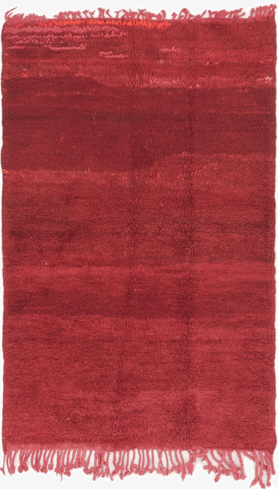 3' 7 x 5' 8  Hand Knotted Moroccan Wool Rug