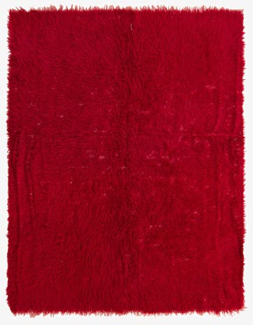 6' x 7' 5 Hand Knotted Moroccan Wool Rug