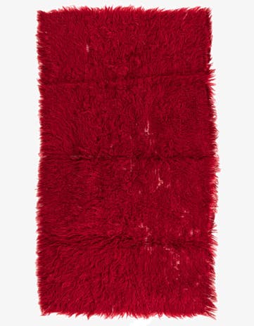 2' 1 x 3' 7 Hand Knotted Moroccan Wool Rug