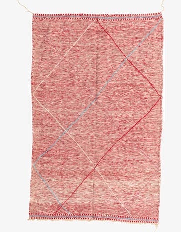 5' 5 x 8' 7 Hand Knotted Moroccan Wool Rug