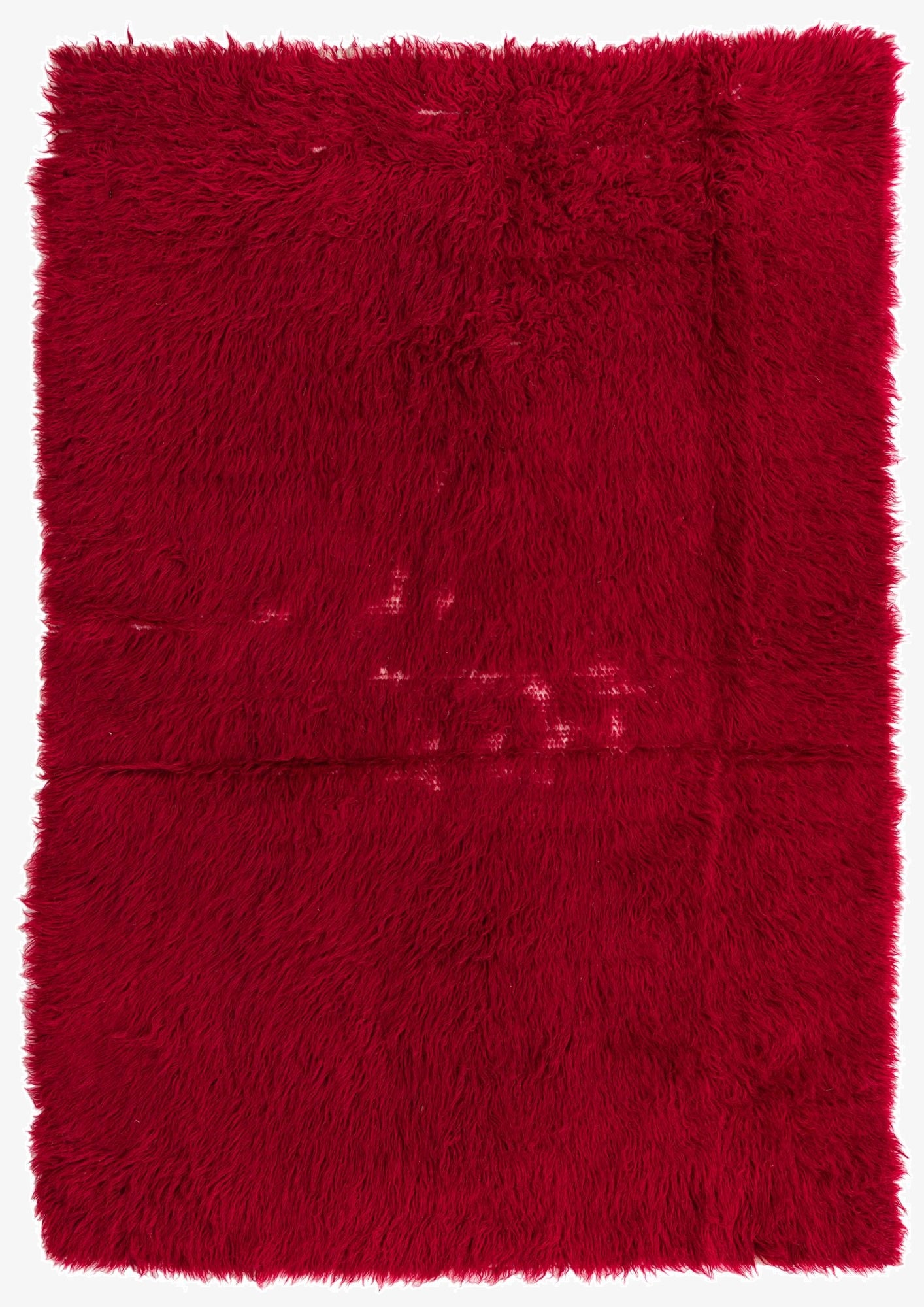 4' 7 x 6' 8  Hand Knotted Moroccan Wool Rug