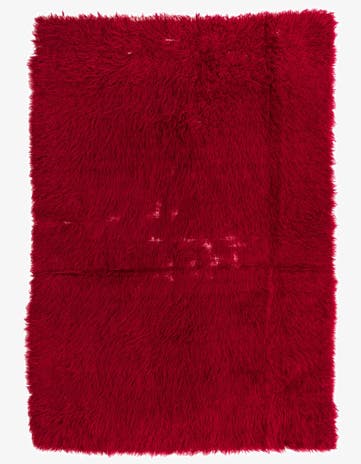 4' 7 x 6' 8 Hand Knotted Moroccan Wool Rug