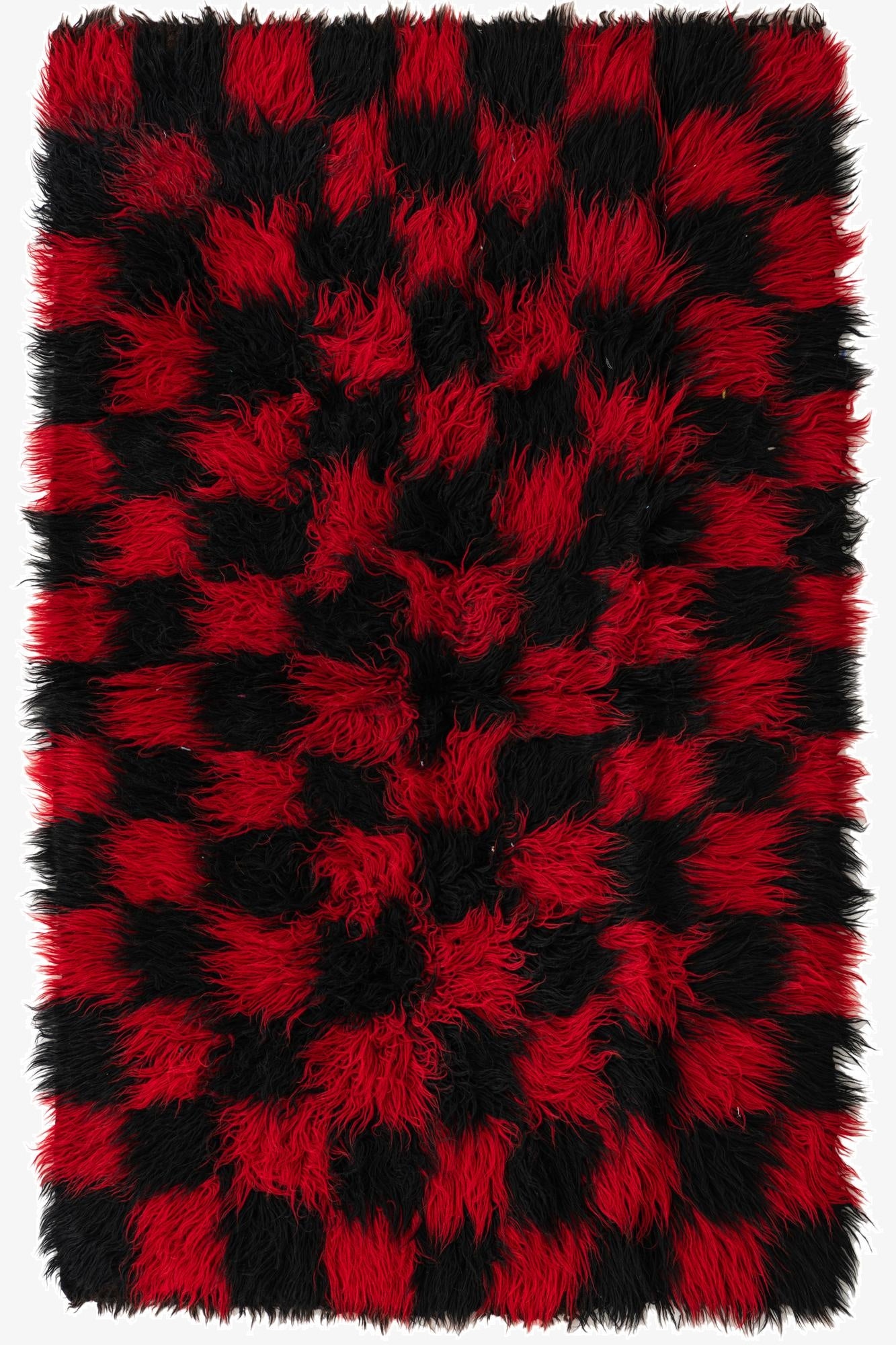 6' 1 x 8' 6  Hand Knotted Moroccan Wool Rug