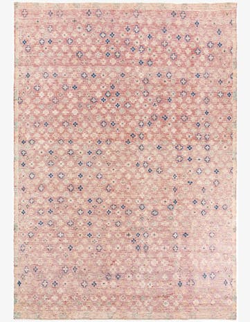 9' x 12' 8 Hand Knotted Moroccan Wool Rug