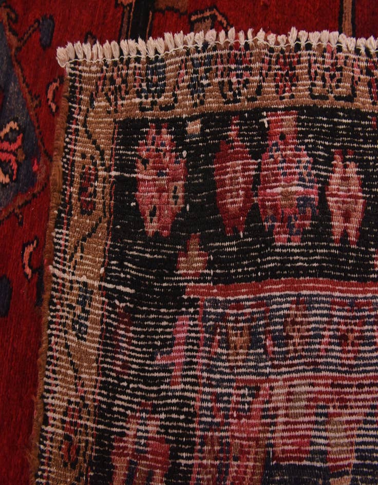 Detail image of 5' 10 x 9' 5 Hand Knotted Nahavand Persian Wool Rug