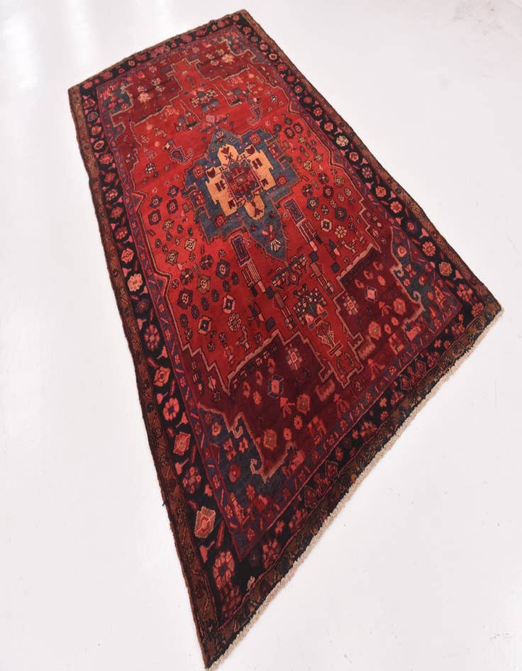 Detail image of 5' 10 x 9' 5 Hand Knotted Nahavand Persian Wool Rug