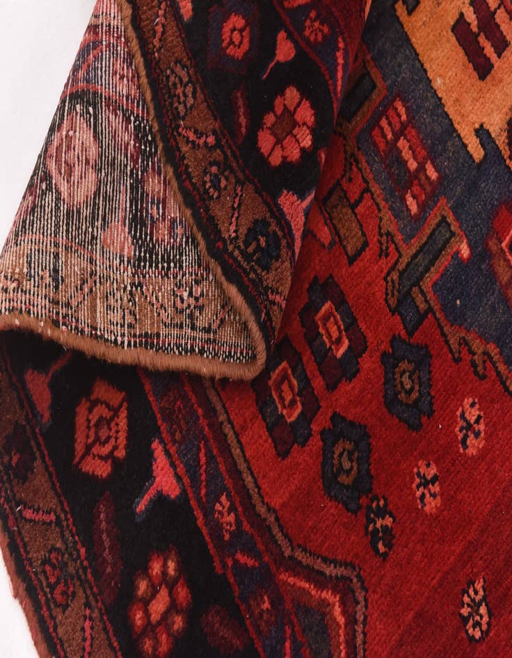 Detail image of 5' 10 x 9' 5 Hand Knotted Nahavand Persian Wool Rug