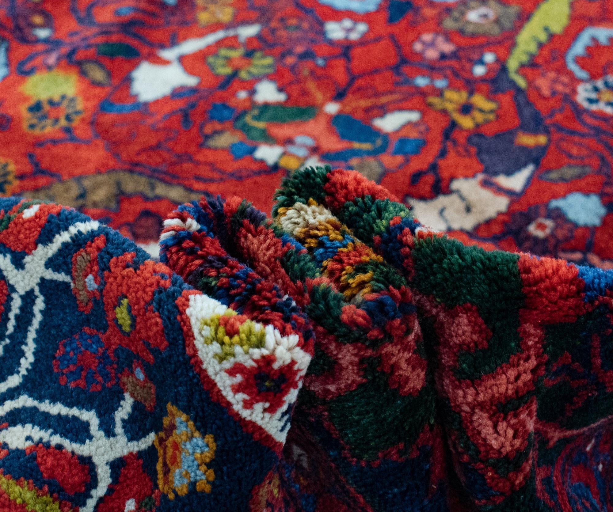 Red 11' x 15' 5 Nahavand Wool Rug | Rugs.com