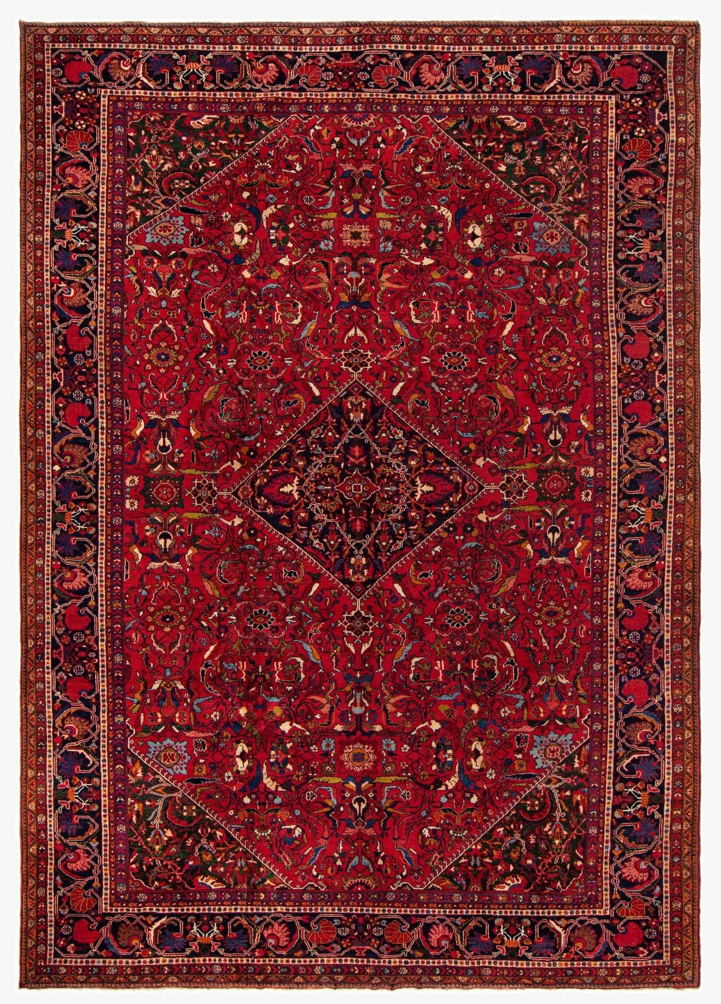 11' x 15' 5 Nahavand Wool Rug