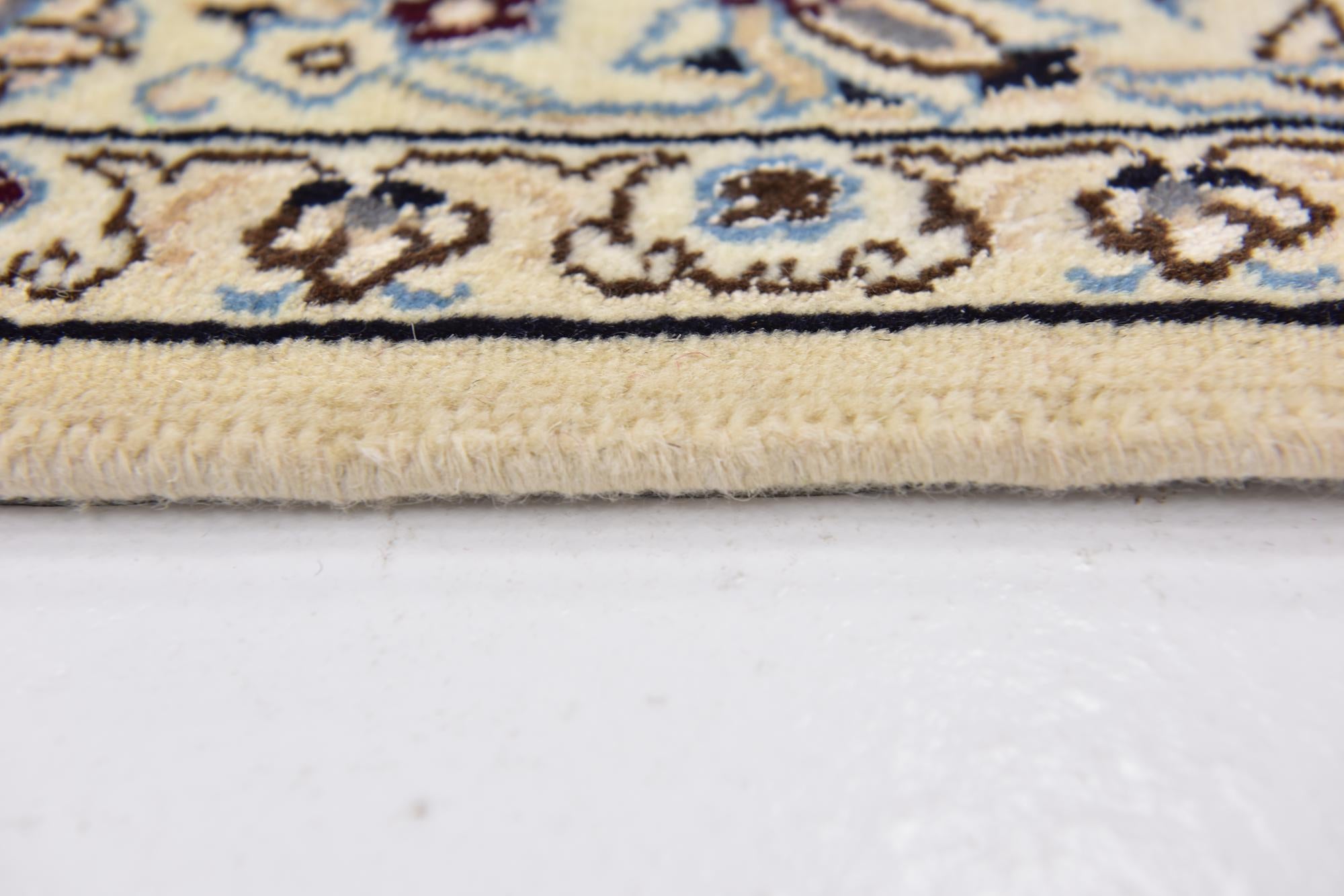 8' 2 x 11' 9 Hand Knotted Nain Persian Rug