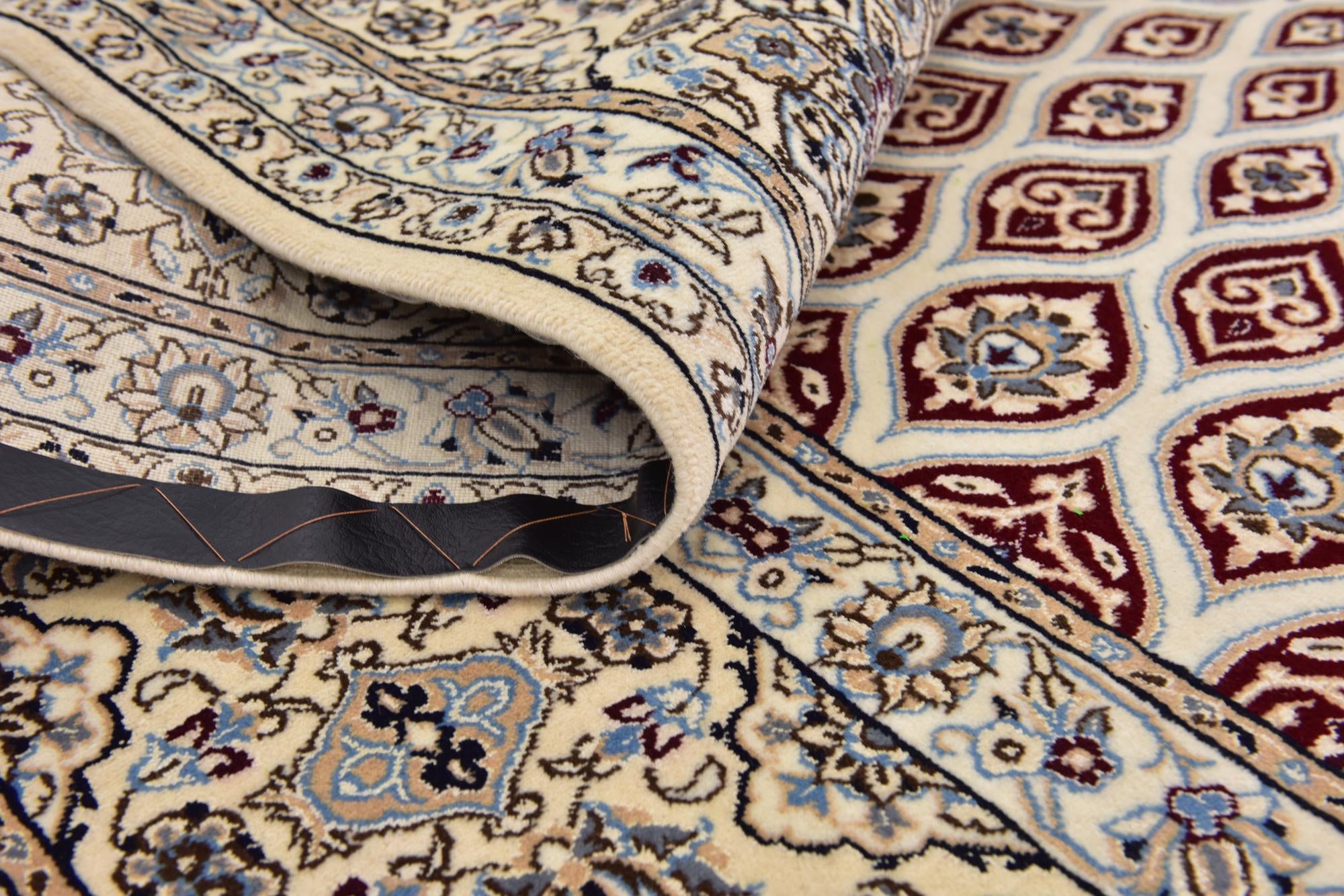 8' 2 x 11' 9 Hand Knotted Nain Persian Rug