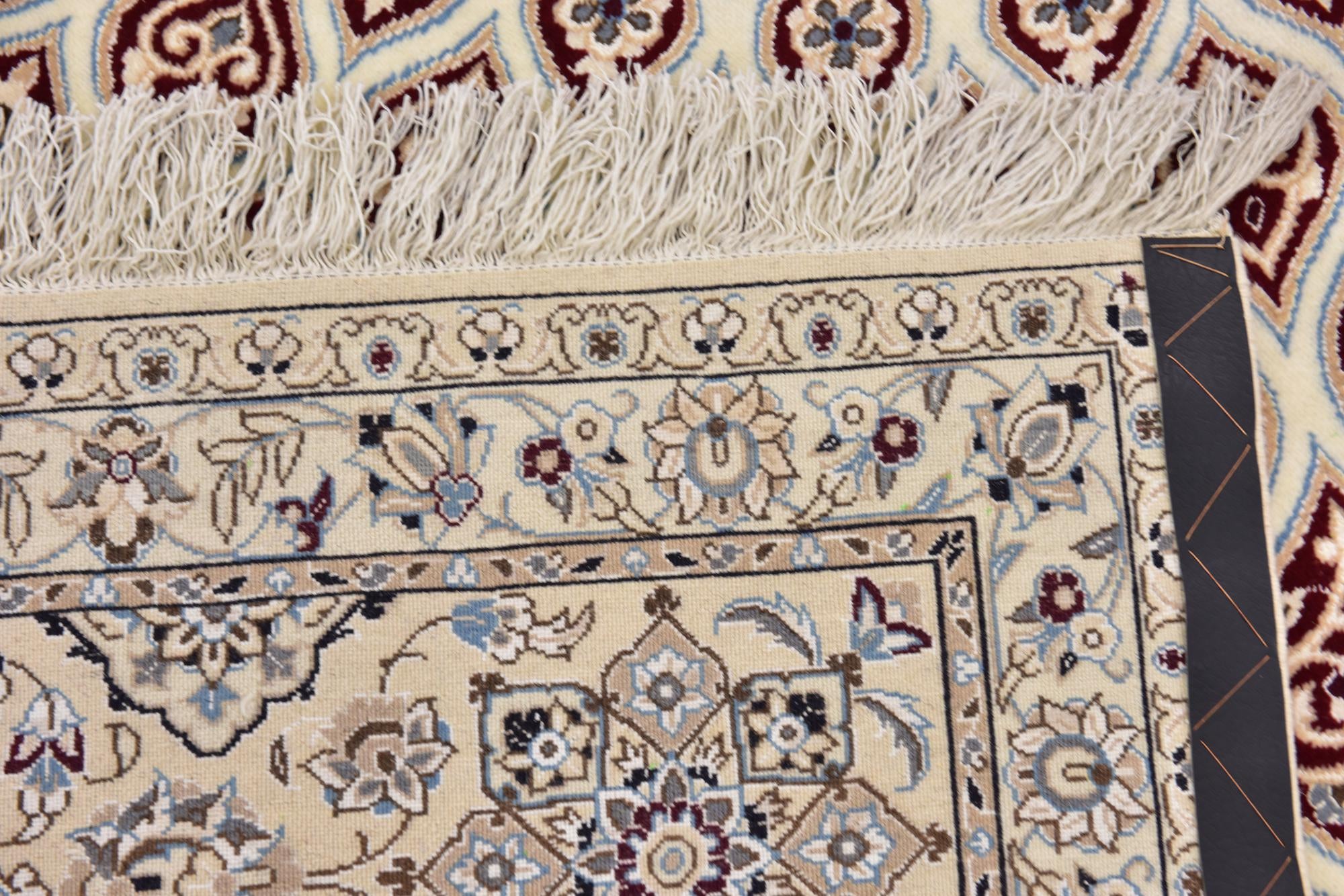 8' 2 x 11' 9 Hand Knotted Nain Persian Rug
