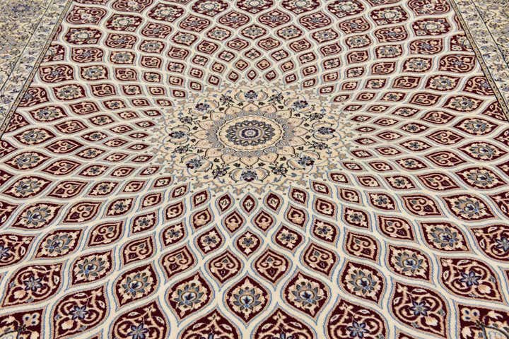 8' 2 x 11' 9 Hand Knotted Nain Persian Rug