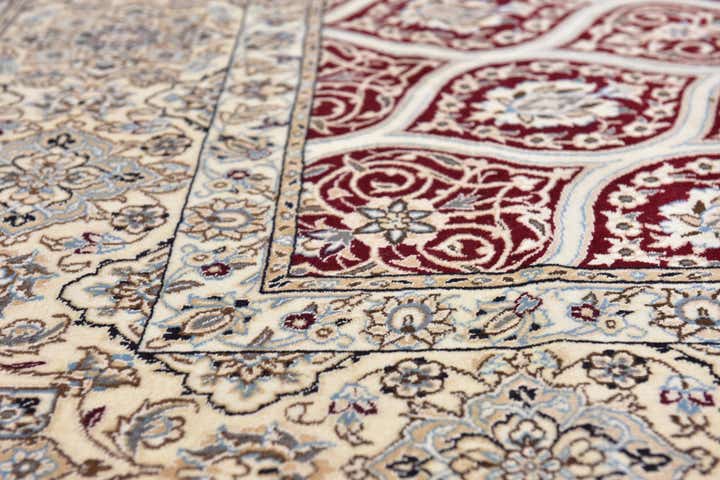 8' 2 x 11' 9 Hand Knotted Nain Persian Rug